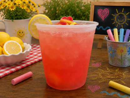 Peach Ring Glitter Bomb Lemonade