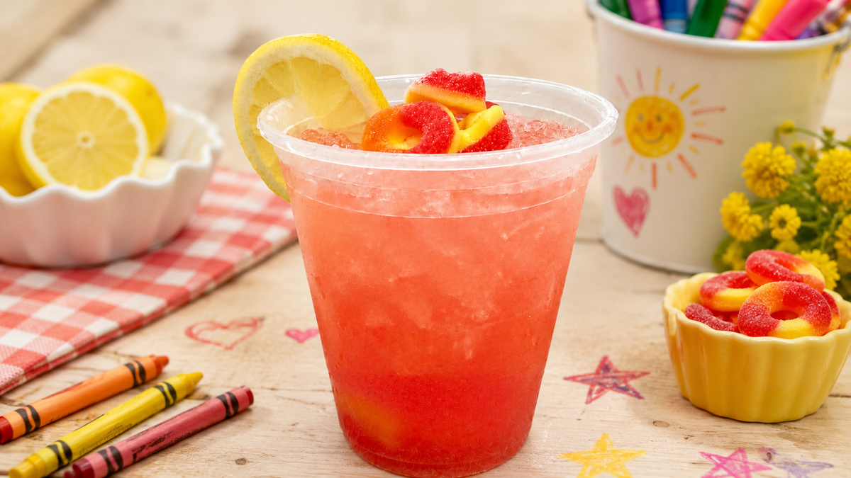 Peach Ring Glitter Bomb Lemonade