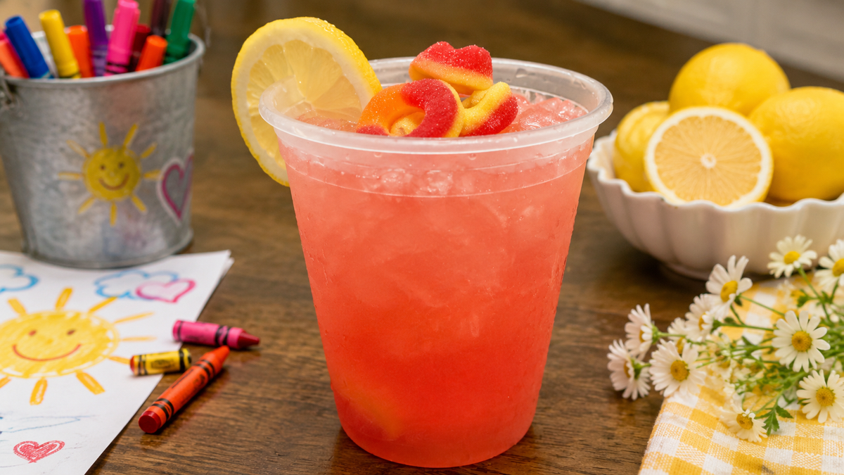 Peach Ring Glitter Bomb Lemonade