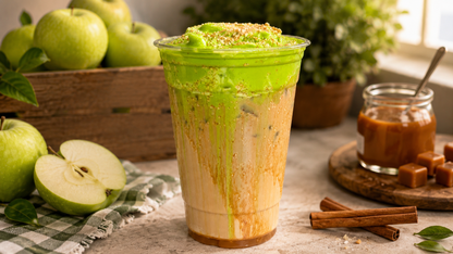 Caramel Green Apple Iced Latte